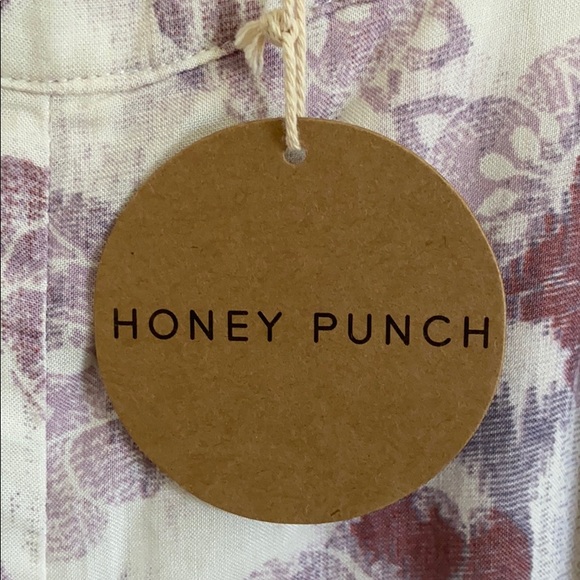 Purple Floral Jumpsuit - Picture 2 of 5